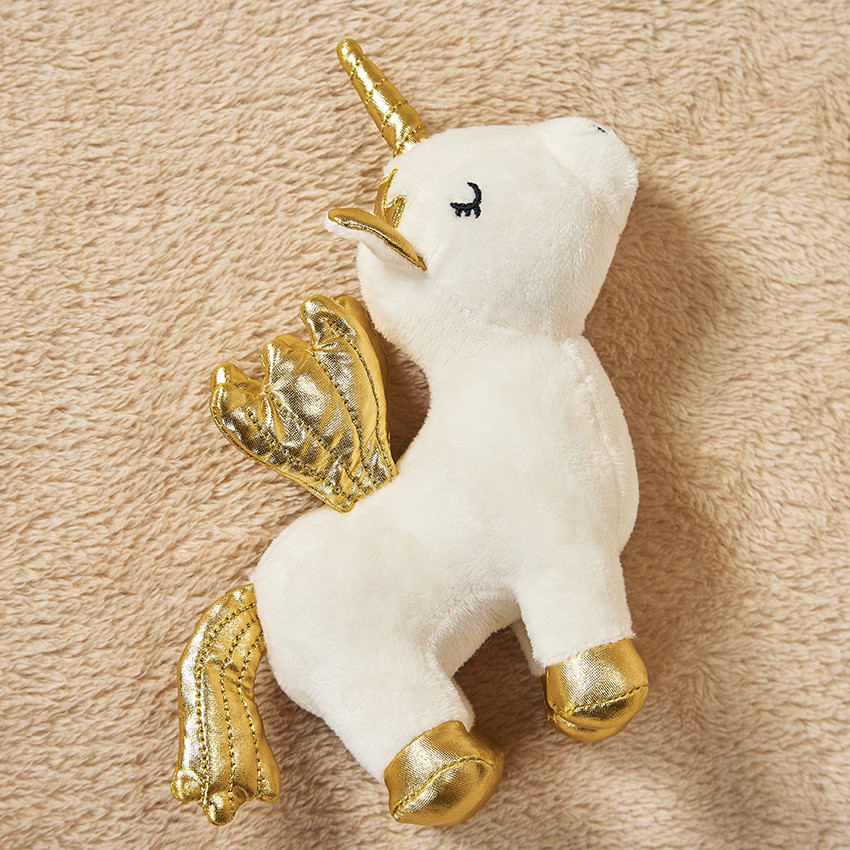 Peluche licorne en velours pour bébé fille 