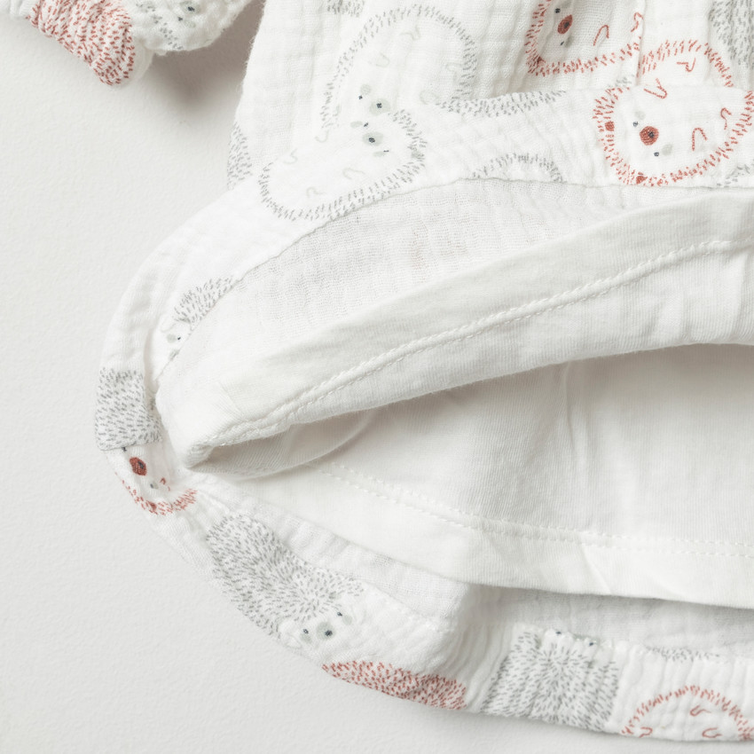 Φόρεμα στυλ γάζα Βαμβακερό με σχέδια σε όλη την επιφάνεια  Additional Φόρεμα στυλ γάζα Βαμβακερό με σχέδια σε όλη την επιφάνεια