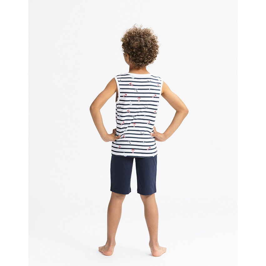 Σετ από 3 Πιτζάμες 2 κομμάτια jersey για αγόρι 