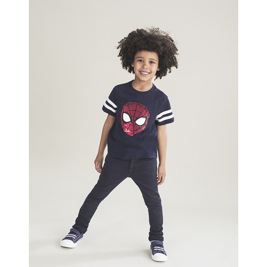 Κοντομάνικη μπλούζα με μοτίβο Spiderman από «μαγικές» πούλιες 