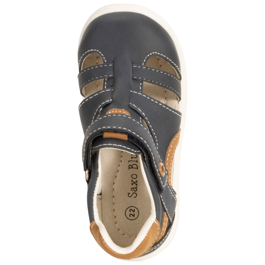 Σανδάλια velcro με σε contrast τμήματα για bebe αγόρι 