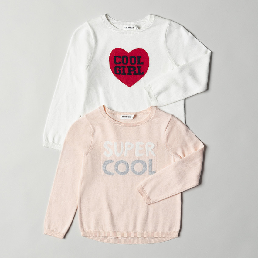 Pull en tricot à motif jacquard 