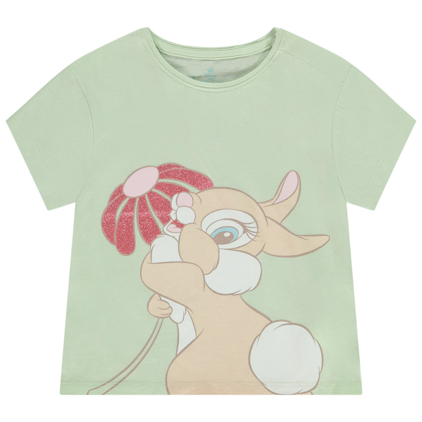 T-shirt κοντομάνικο print Miss Bunny Disney για bebe κορίτσι 