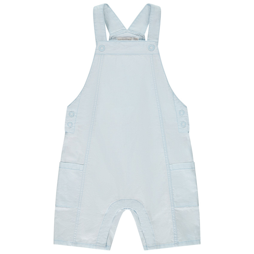 Σαλοπέτα κοντή από πάνινο ύφασμα για μωρό αγόρι 