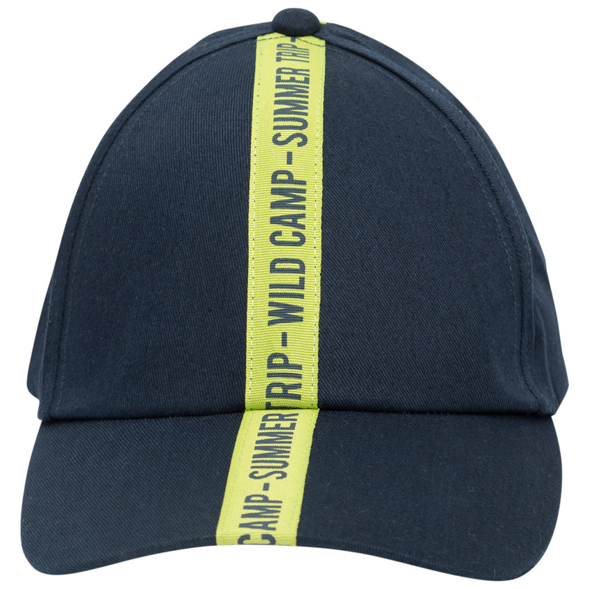 Casquette twill avec bande contrastée pour garçon 