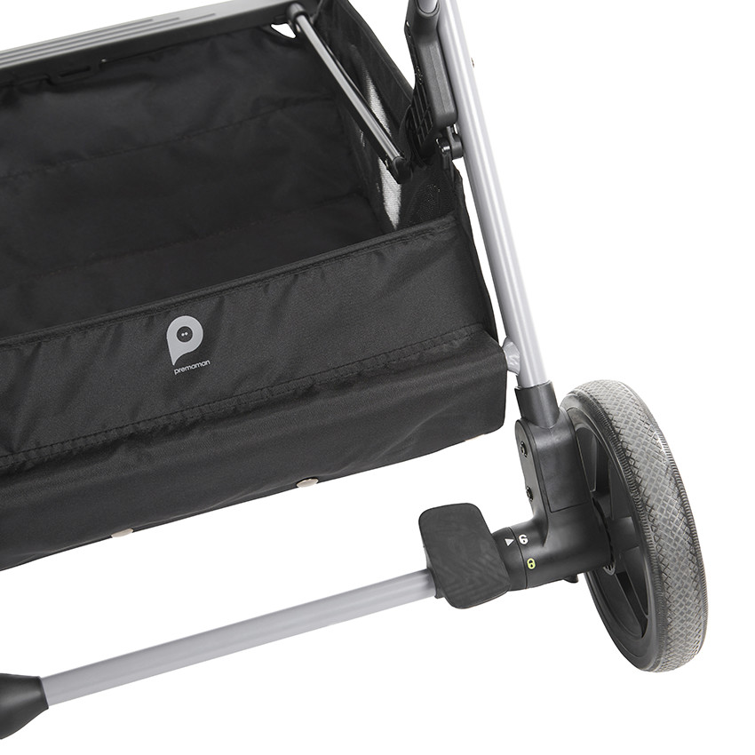 Καρότσι συμπαγές Flora μαύρο 