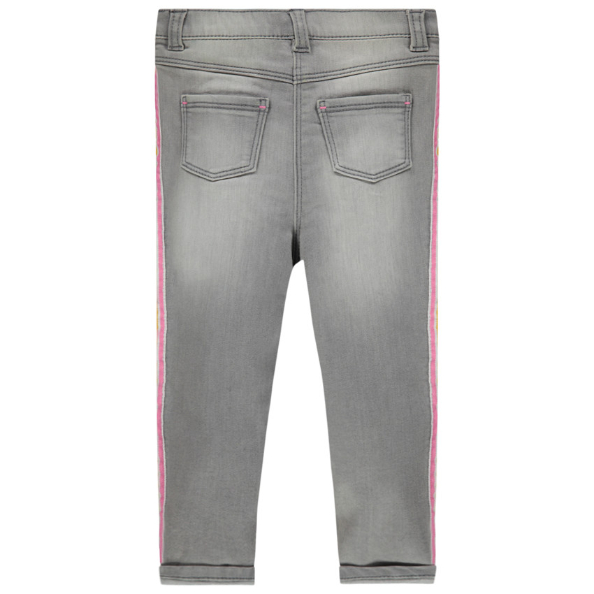 Παντελόνι-κολάν με φθαρμένη όψη και λωρίδες που κάνουν αντίθεση 