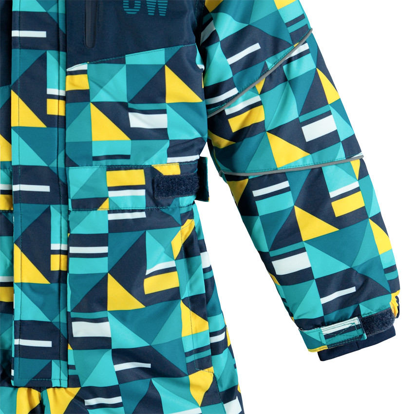 Combinaison de ski imprimée doublée micropolaire 