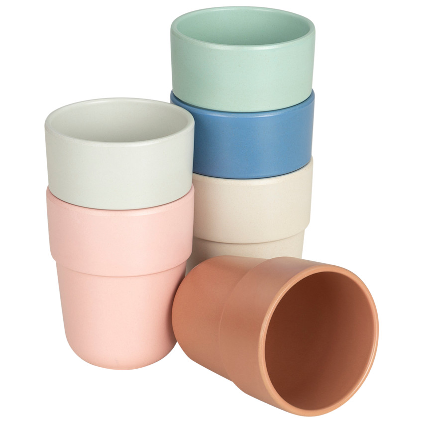 Ποτήρι από ίνες μπαμπού - Πράσινο 