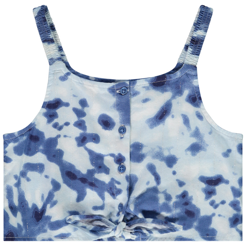 Τοπ με τιράντες από πλεκτό με εφέ tie & dye για κορίτσι  Additional Τοπ με τιράντες από πλεκτό με εφέ tie & dye για κορίτσι