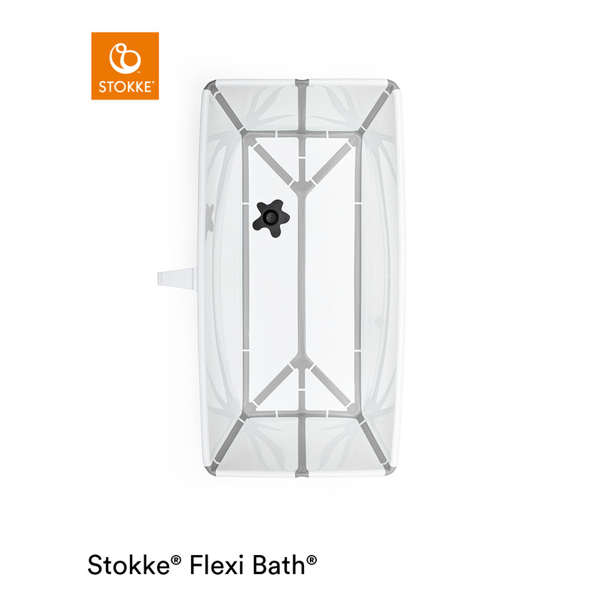 Μπανιέρα Flexi Bath Με Θερμοευαίσθητη Βαλβίδα - Λευκό Stokke  