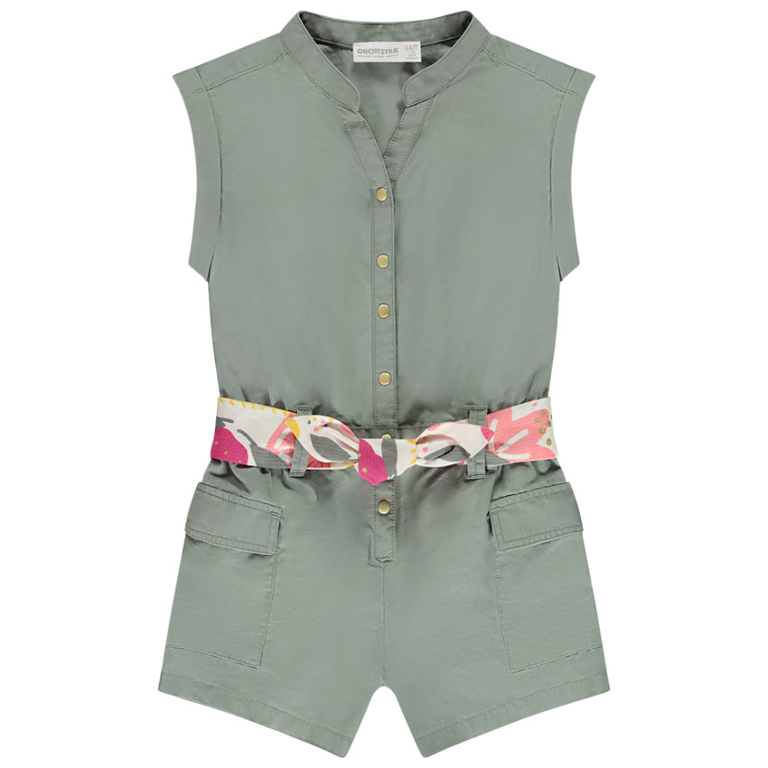 Σορτσάκι με ζώνη τύπου φουσκωτό για κορίτσι 