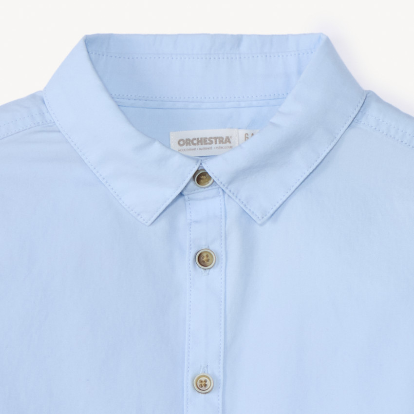 Πουκάμισο μακρυμάνικο μονόχρωμο για αγόρι  Additional Πουκάμισο μακρυμάνικο μονόχρωμο για αγόρι