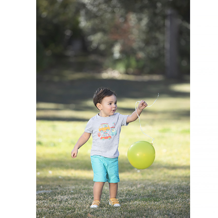 Ensemble t-shirt et bermuda pour bébé garçon 