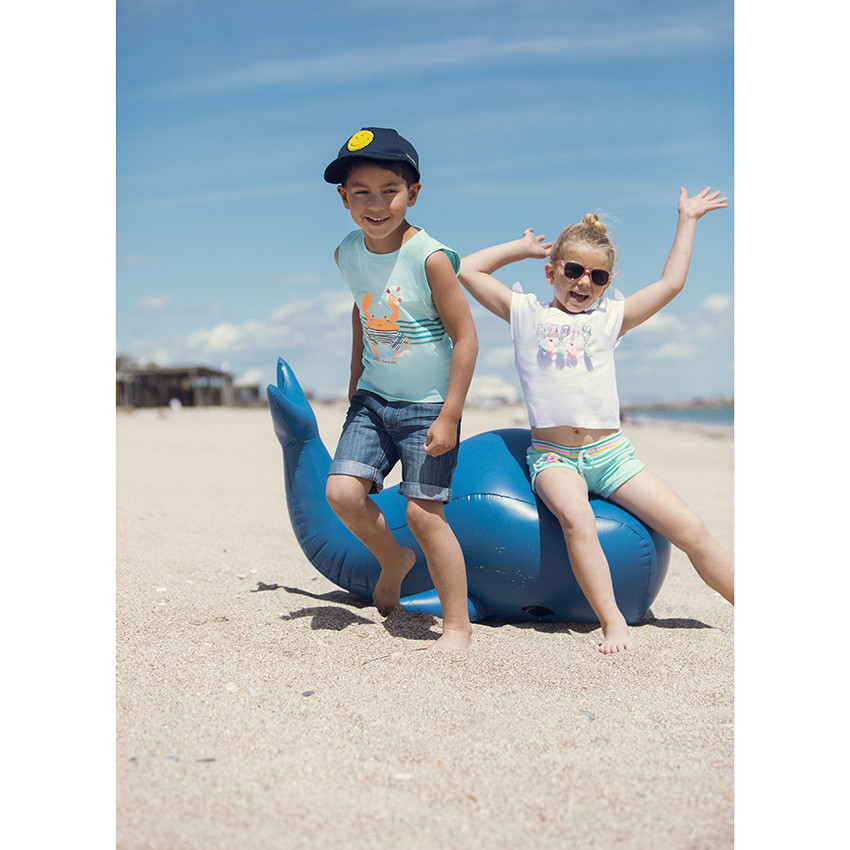 Καπέλο από τουίλ με πετσετέ Smiley 