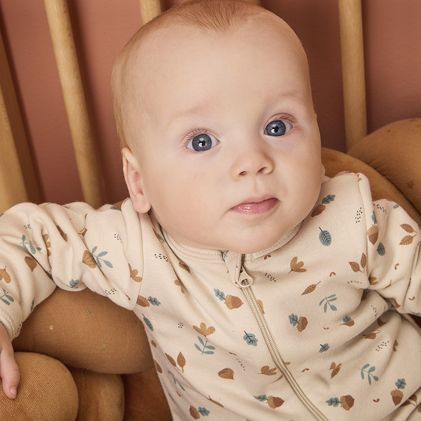 Σετ 2 φερμουάρ με κλειστές ραφές για μωρό αγόρι 