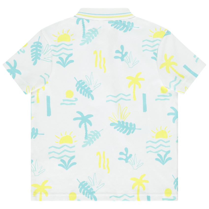 Πολο κοντομάνικο με φαντεζί σχέδιο για αγόρι 