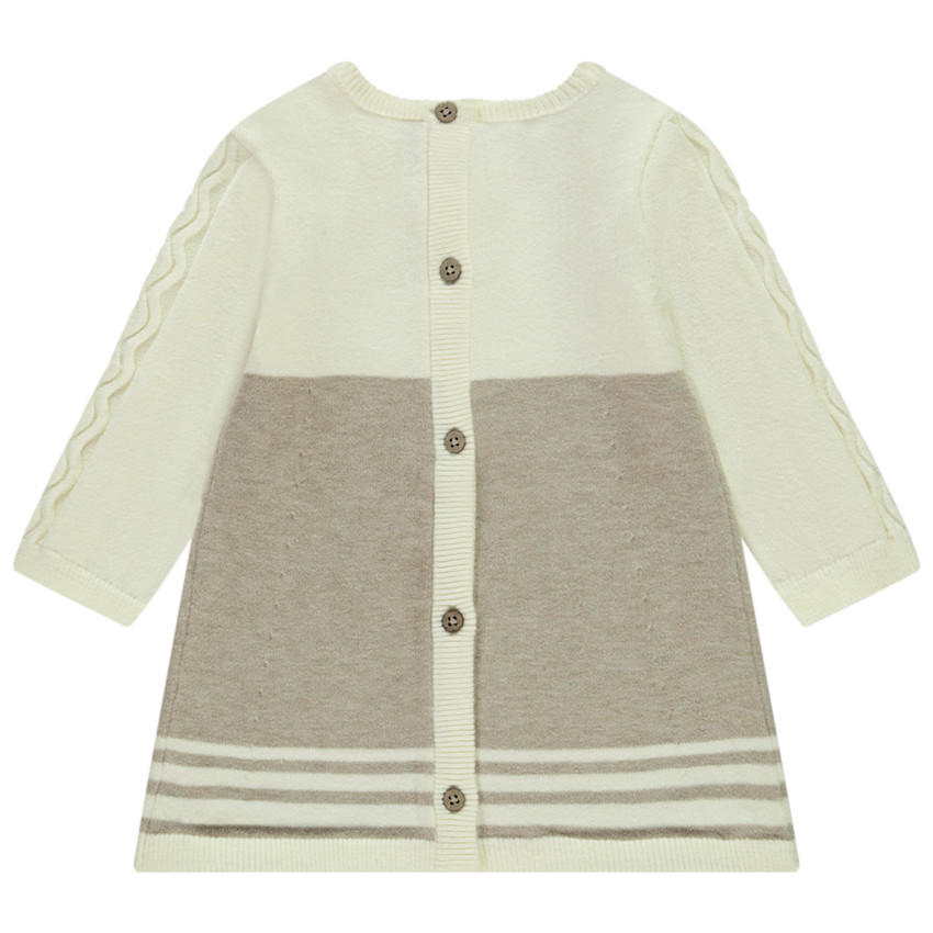 Φόρεμα μακρυμάνικο πλεκτό Marie Disney για μωρό κορίτσι 