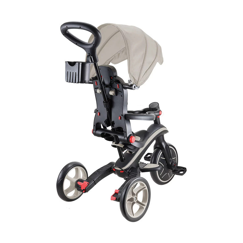 Εξελικτικό τρίκυκλο Explorer Trike 4 σε 1 ταουπέ με αναδιπλούμενο σχεδιασμό 