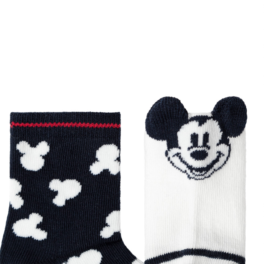 Lot de 2 paires de chaussettes motif Mickey Disney  Additional Lot de 2 paires de chaussettes motif Mickey Disney