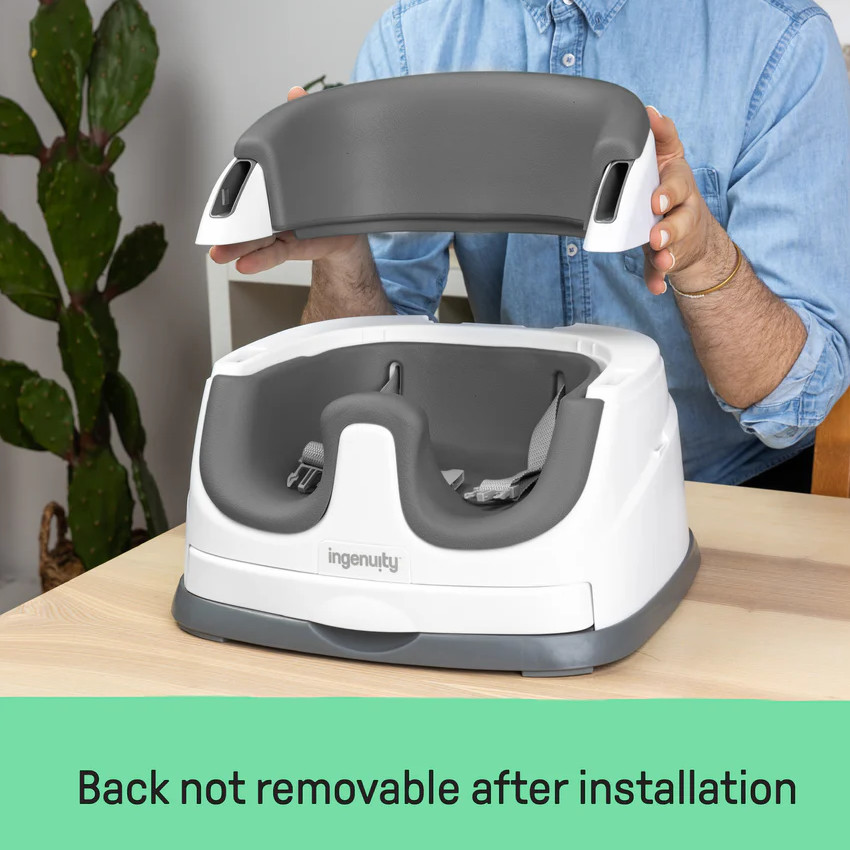 Καρεκλάκι Φαγητού Ingenuity Baby Base 2-in-1™ Seat - Slate 