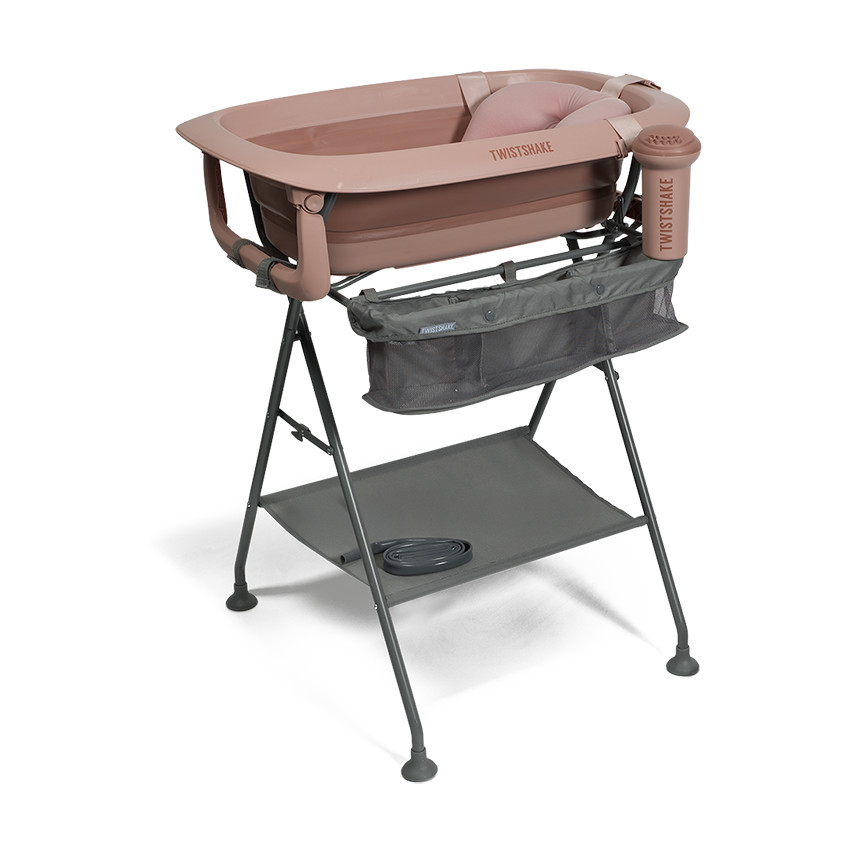 Βρεφικό Μπανάκι με Μειωτή Και Βοηθητική Κανάτα Faded Pink Twistshake 