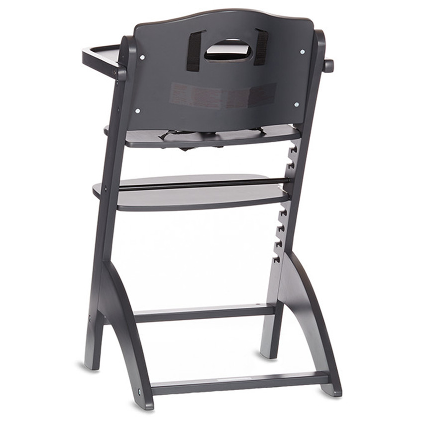 Εξελιγμένη καρέκλα φαγητού Zeta 2 με δίσκο - Γκρι ανθρακί 