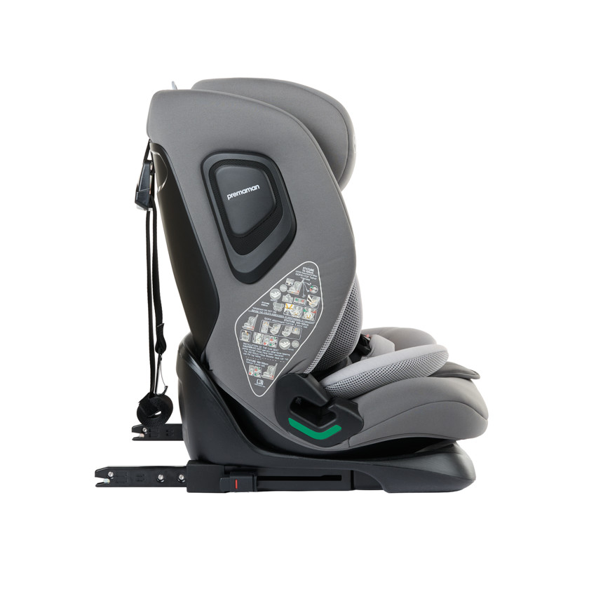 Κάθισμα αυτοκινήτου Isofix και i-Size 76-150 cm P-Way γκρι 