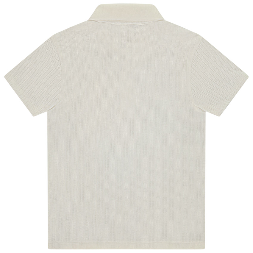 Πόλο κοντομάνικο από jersey pointel για αγόρι 