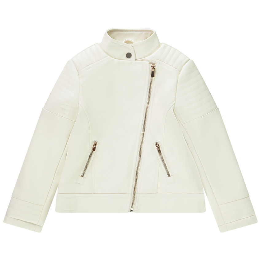 Περφέκτο esprit biker από συνθετικό δέρμα με επένδυση για κορίτσι 