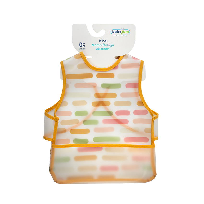 Αδιάβροχη Ποδιά Ανθεκτική στους Λεκέδες PASTEL STRIPES BABYJEM  