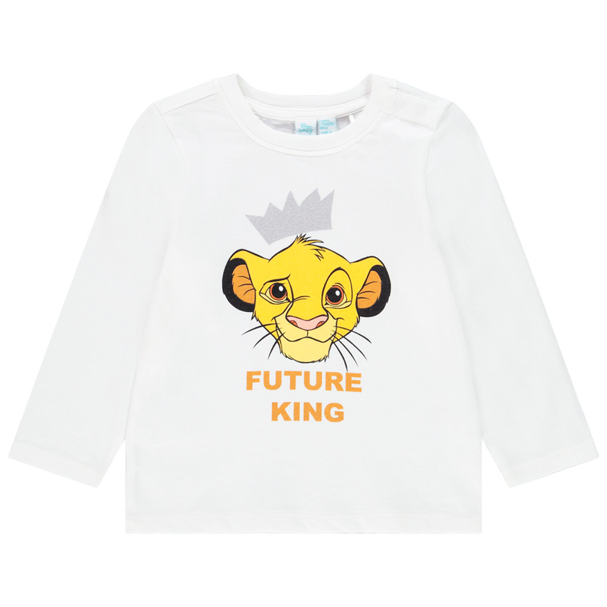 T-shirt μακρυμάνικο σχέδιο Simba για bebe αγόρι 