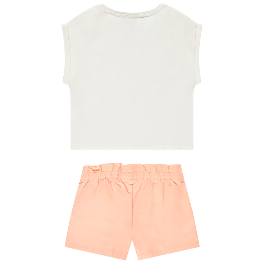 Σετ 2 τμχ. με Hibiscus και στρας για κορίτσι 