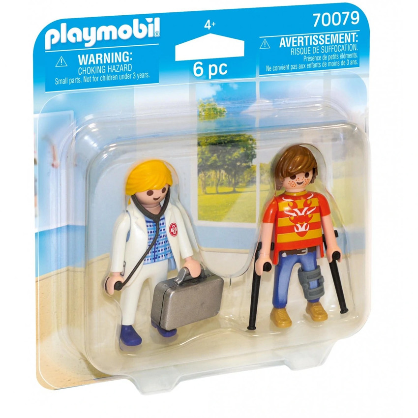 Playmobil Duo Pack Γιατρός Και Ασθενής 