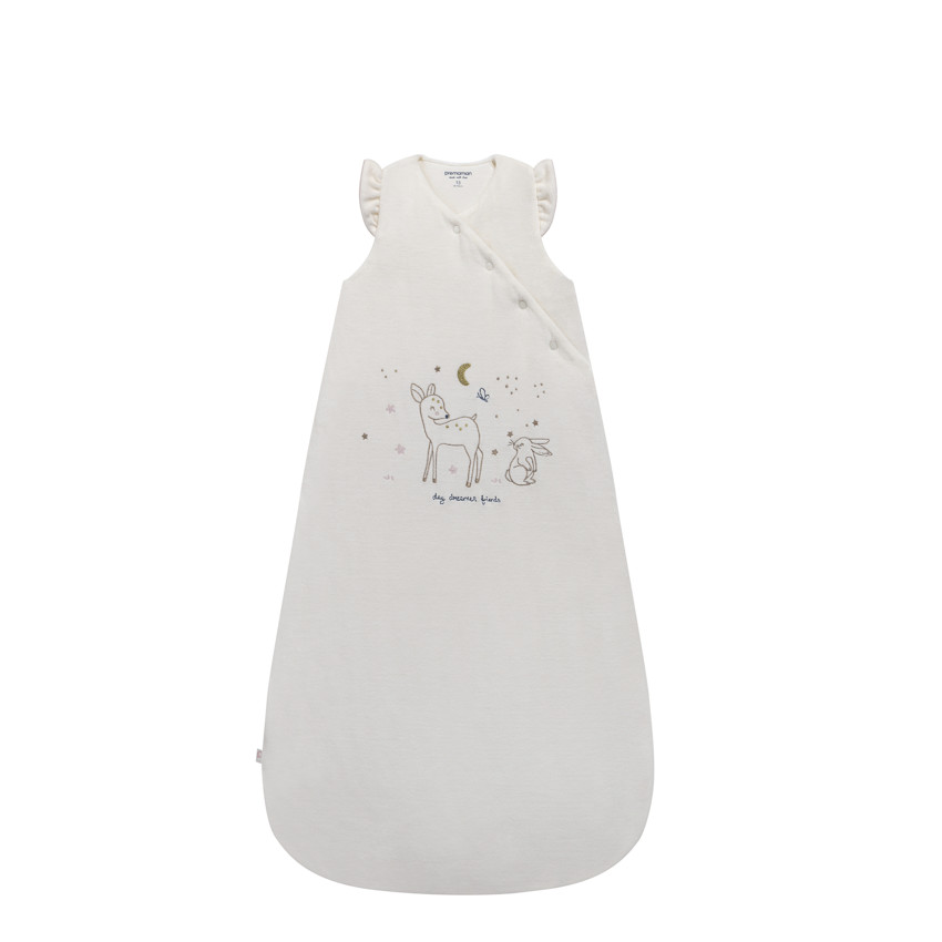 Αμάνικος υπνόσακος TOG 3 από βελουτέ 18-36M Little Deer εκρού 