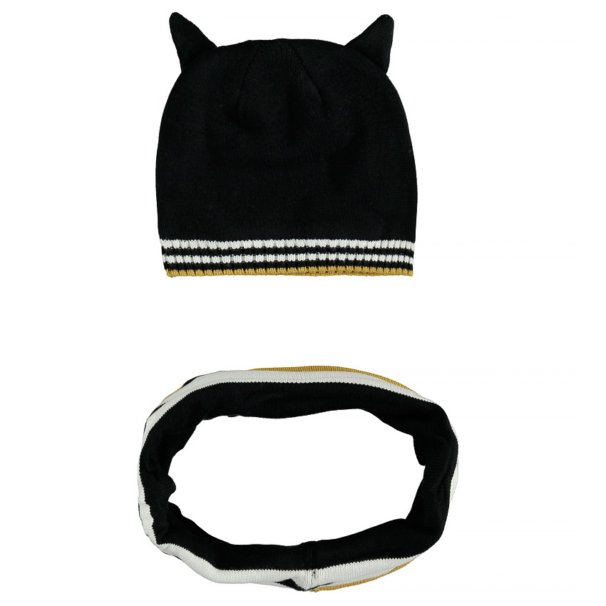 Ensemble bonnet avec oreilles de chat + écharpe  Additional Ensemble bonnet avec oreilles de chat + écharpe