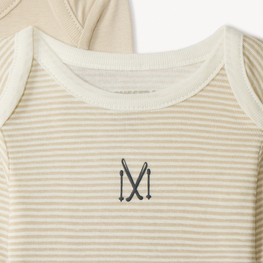 Σετ από 7 μακρυμάνικα bodies με σχέδιο σκι για μωρό 