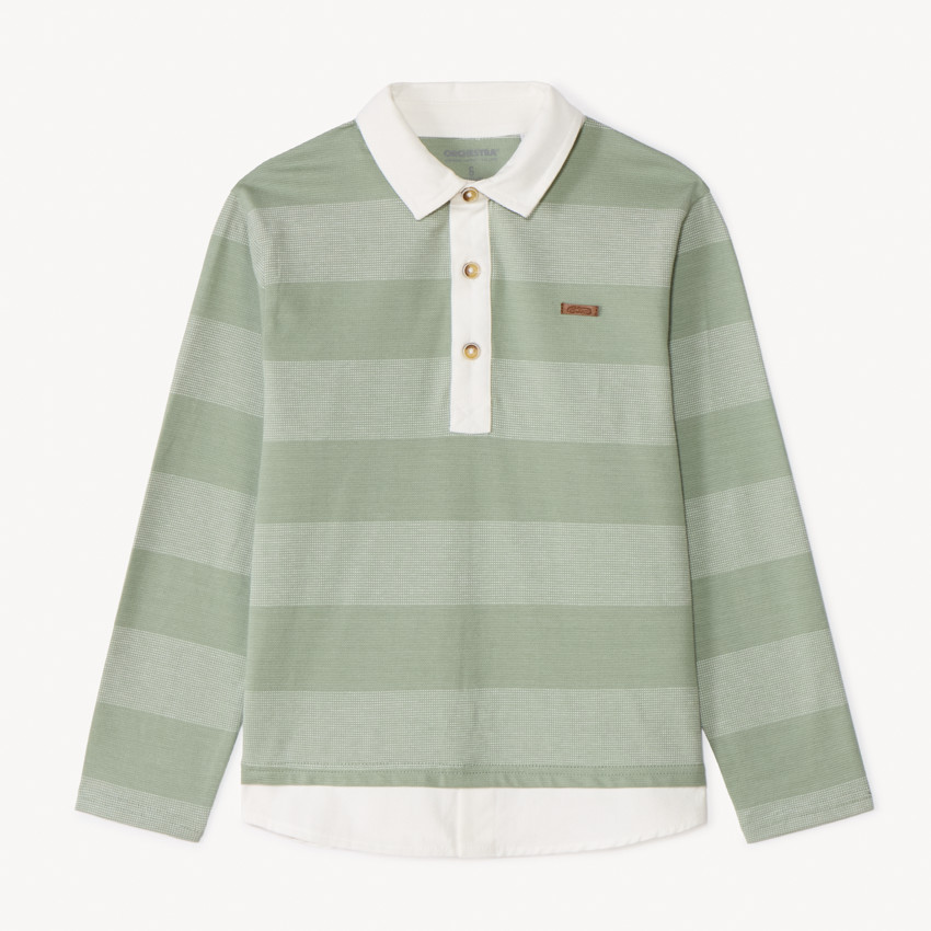 Πολό κοντομάνικο ριγέ για αγόρι 