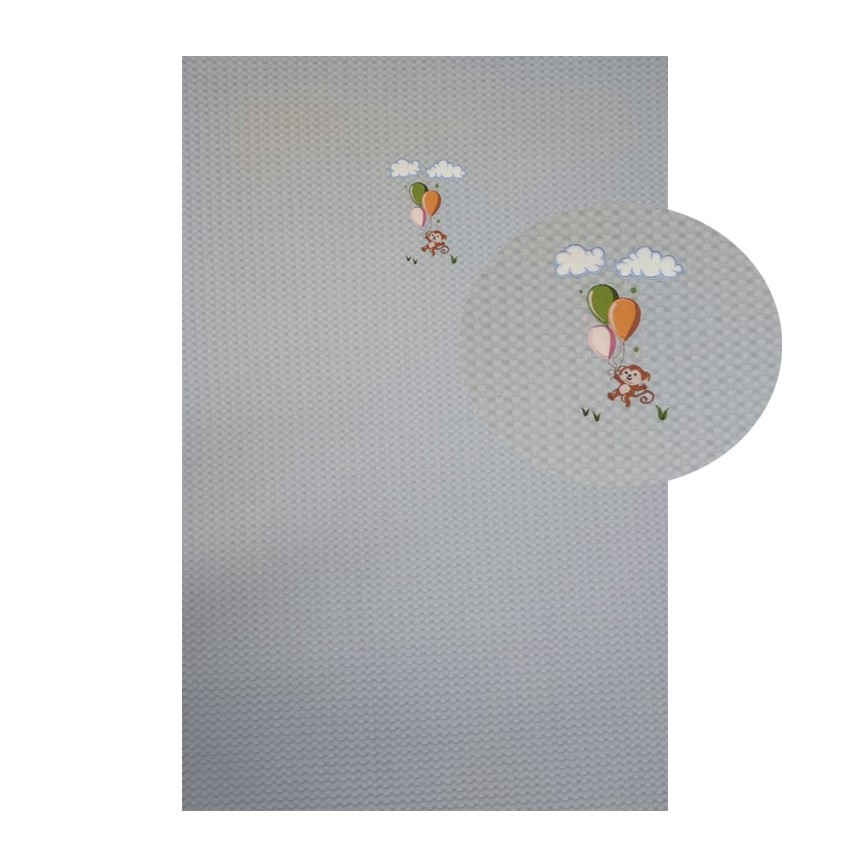 Πικε Κουβερτα Μαιμου Με Μπαλονια 100*150 