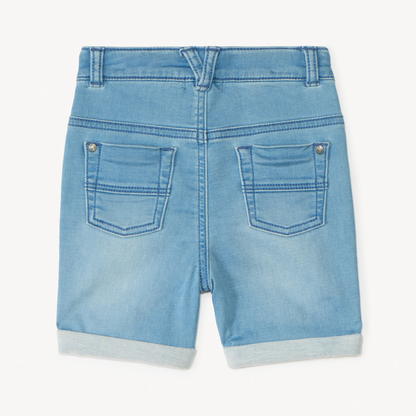 Βερμούδα effet jean τσαλακωμένο για bebe αγόρι 