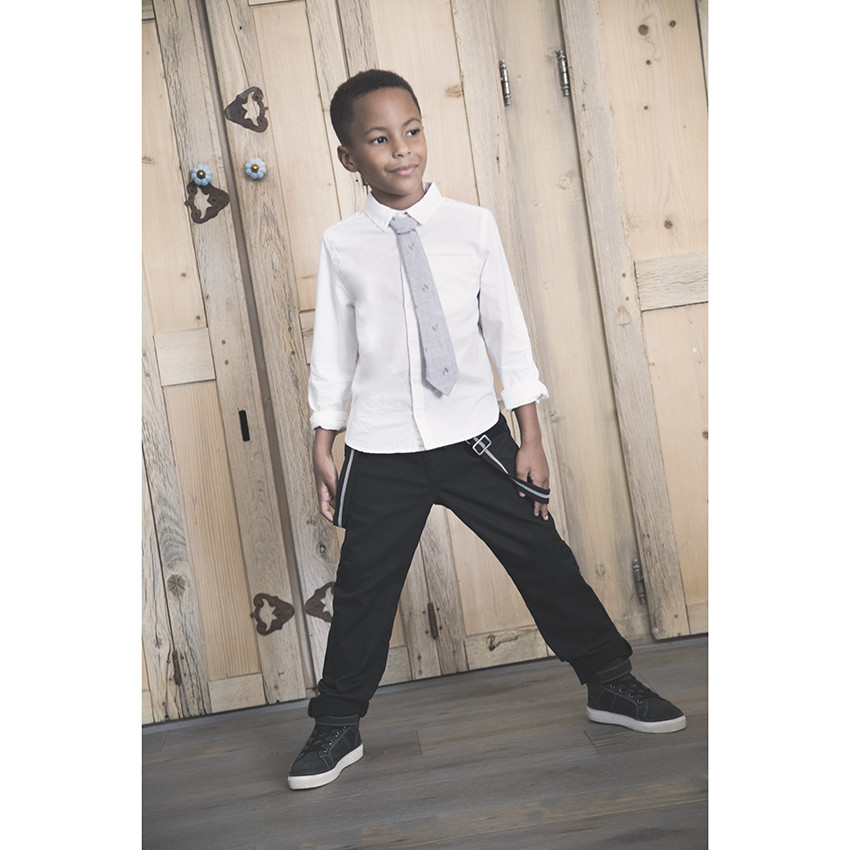 Παντελόνι chino με τιράντες αφαιρούμενες για αγόρι 