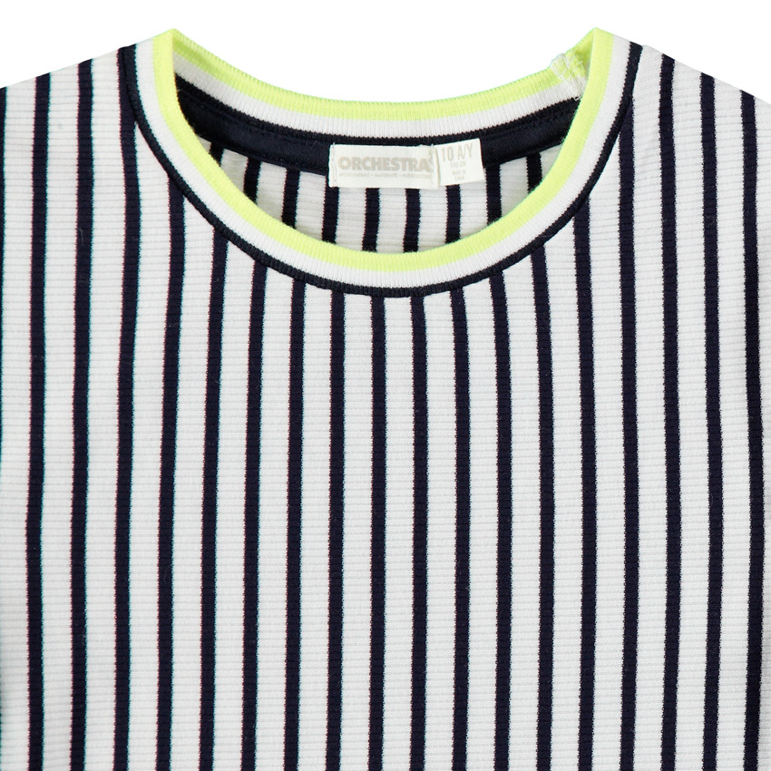 Κοντομάνικο κορμάκι ριγέ 