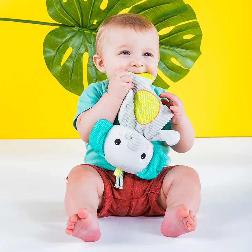 Μαλακό παιχνίδι με Μασητικό Snuggle & Teethe BRIGHT STARTS - 1τμχ 
