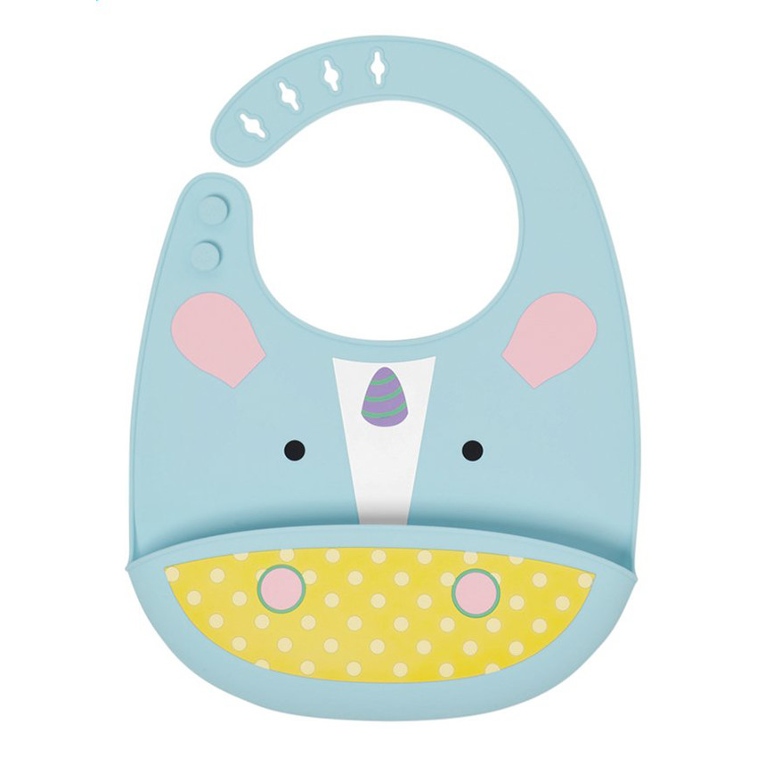 Σαλιαρα Σιλικονης Zoo Μονοκερος SKIPHOP 