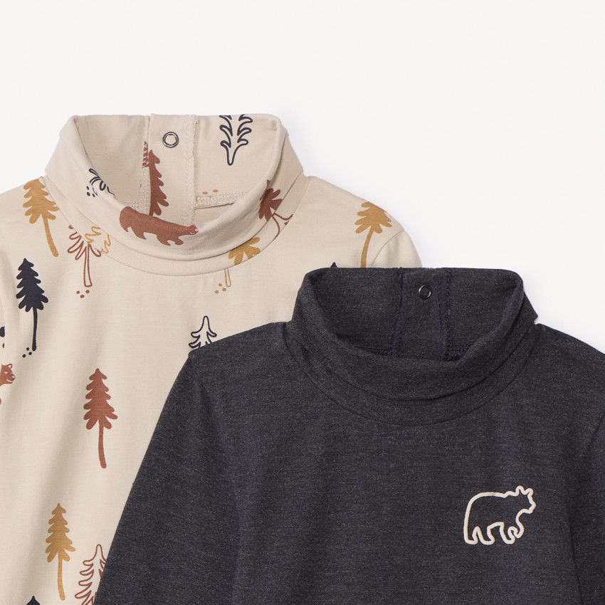 Σετ 2 μπλουζάκια ζιβάγκο jersey για bebe αγόρι 