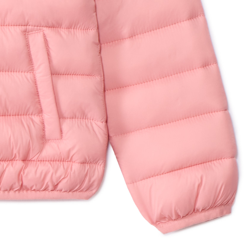 Λεπτό μπουφάν με επένδυση και κουκούλα για κορίτσι 