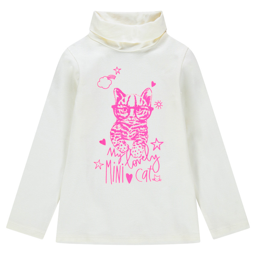 Ζιβάγκο με λαιμό που γυρίζει με στάμπα ροζ γάτα 