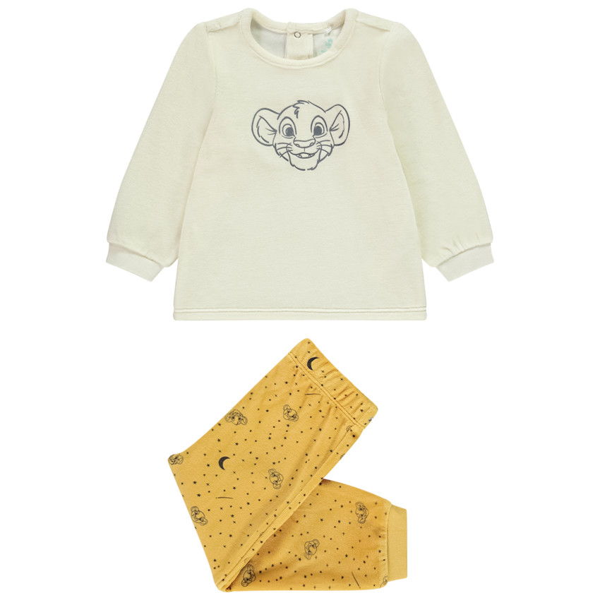 Πιτζάμα 2 τμχ. βελουτέ Simba Le Roi Lion Disney για αγόρι 