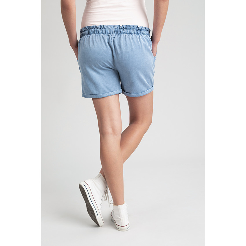 Φαρδύ σορτς εγκυμοσύνης με τσέπες 