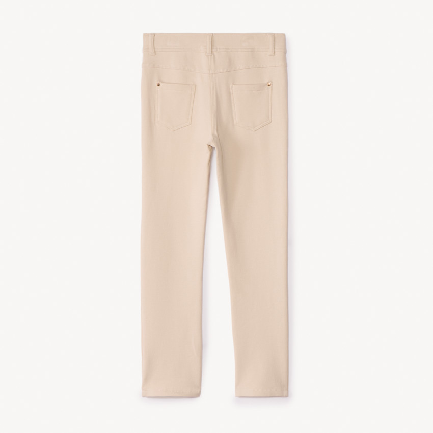 Παντελόνι skinny από molleton για κορίτσι 